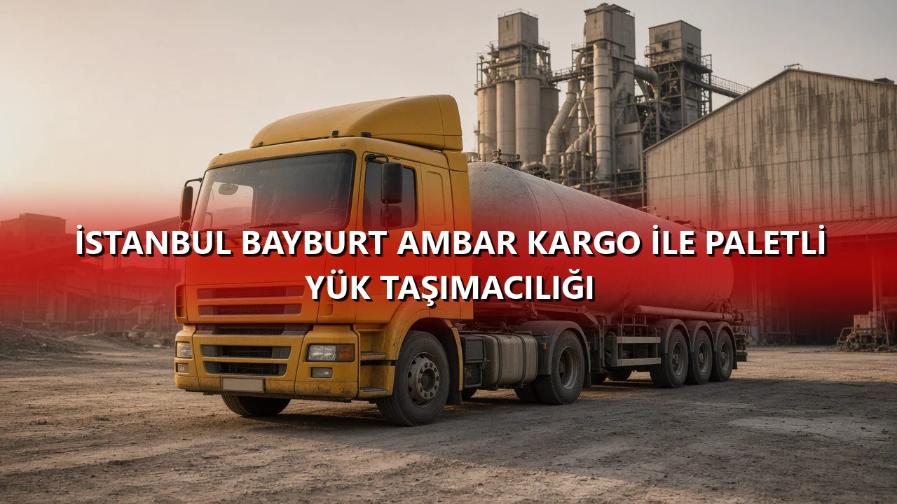 İstanbul Bayburt Ambar Kargo İle Paletli Yük Taşımacılığı